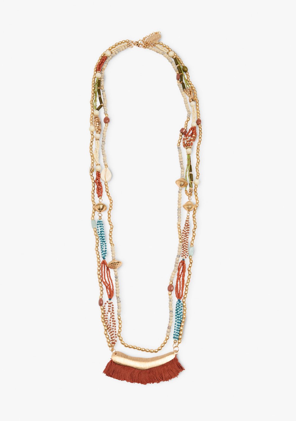 Collar con Cuentas de Arcilla y Vidrio Parfois Imagen Principal