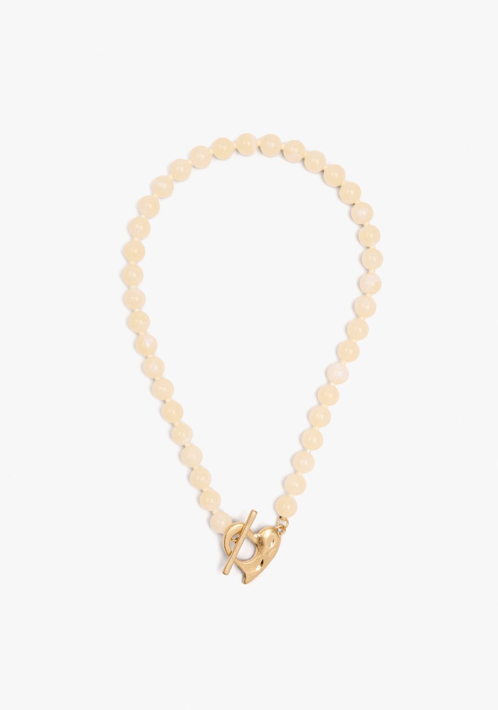 Collar de Cuentas con Colgante de Corazón Parfois Imagen Principal