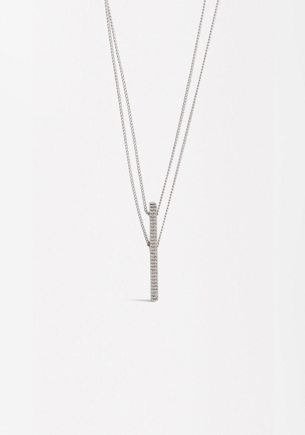 Collar Doble con Colgantes de Circonitas Parfois 2