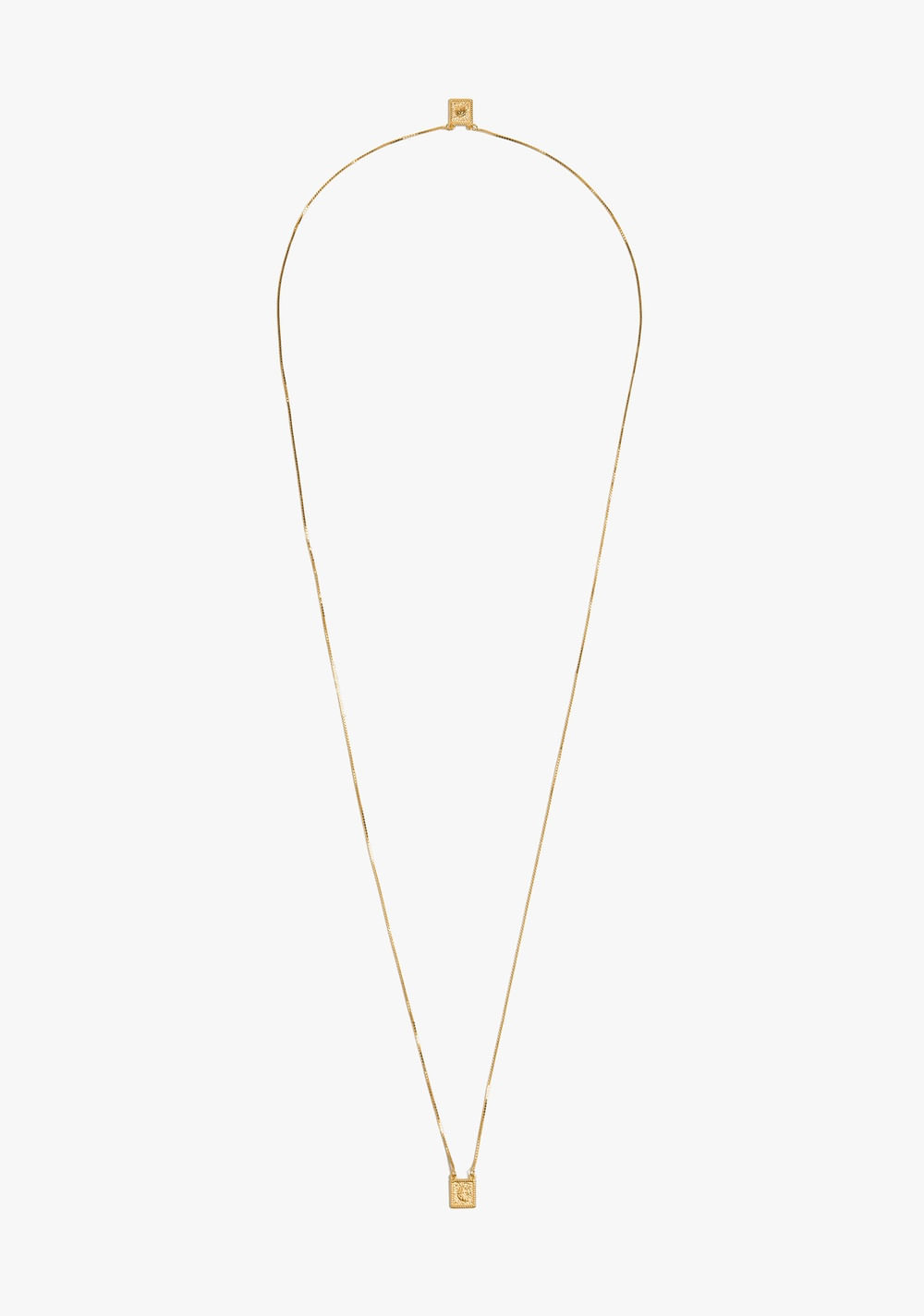 Collar Doble con Colgantes - Plata 925 Baño de Oro 18k Parfois Imagen Principal