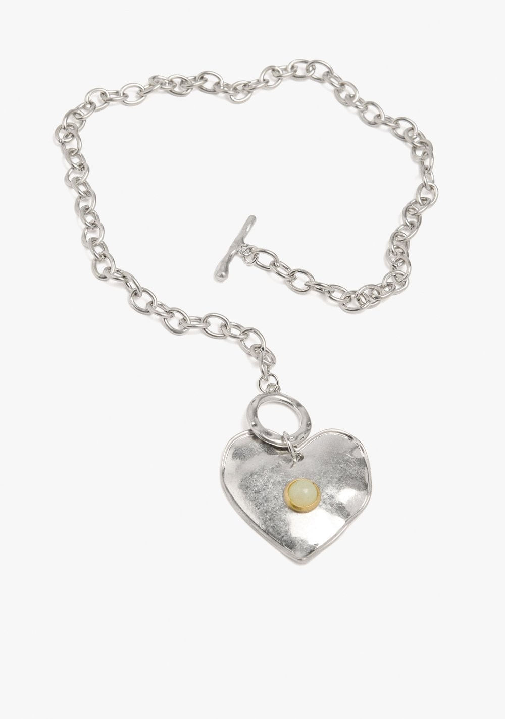 Collar de Eslabones con Colgante de Corazón Parfois 2