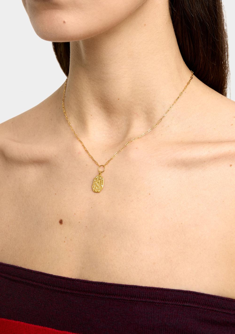 Collar de Eslabones con Colgante Irregular Parfois 2