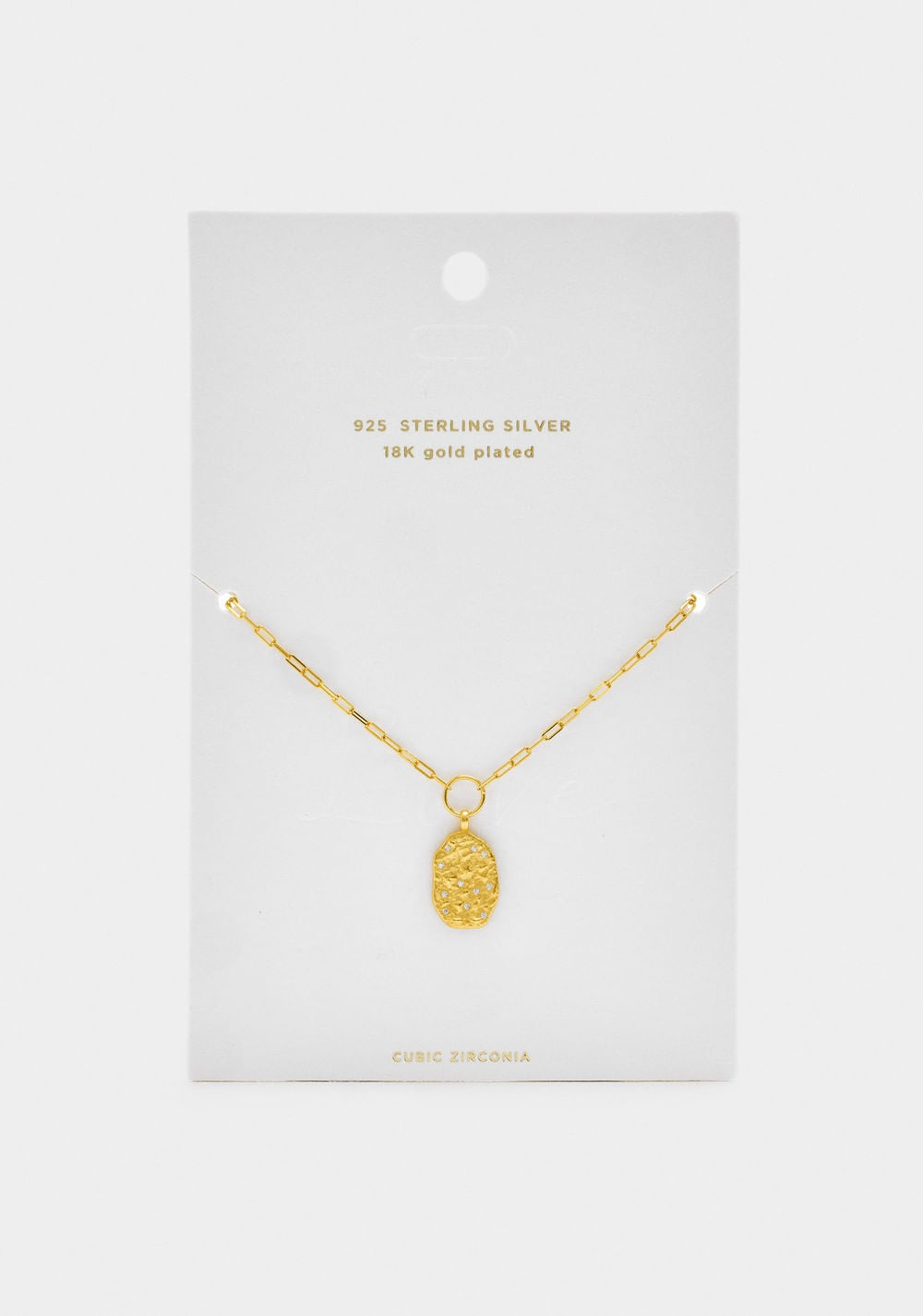 Collar de Eslabones con Colgante Irregular Parfois 5