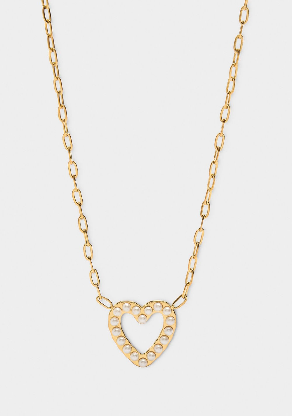 Collar de Eslabones con Corazón Parfois Imagen Principal