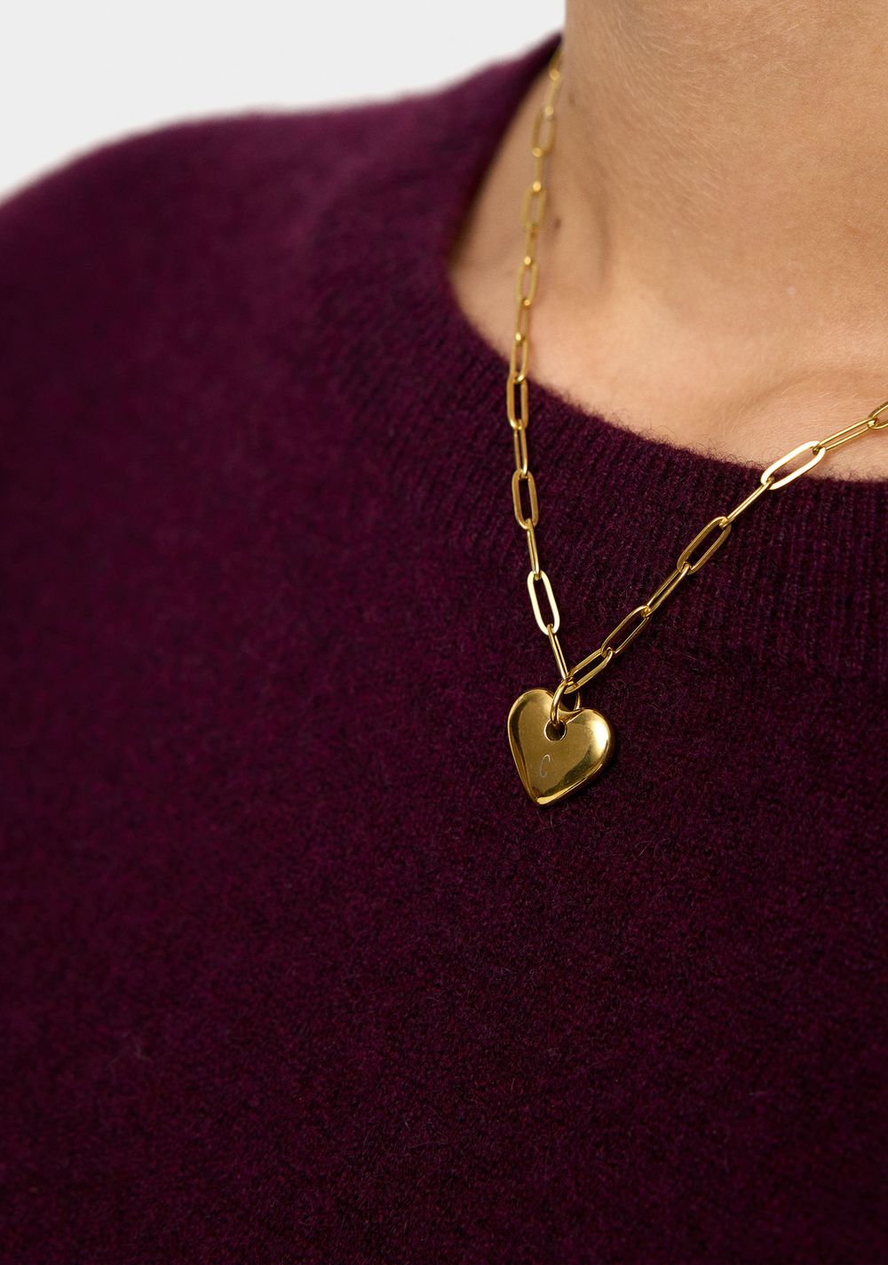 Collar de Eslabones con Corazón Parfois 2