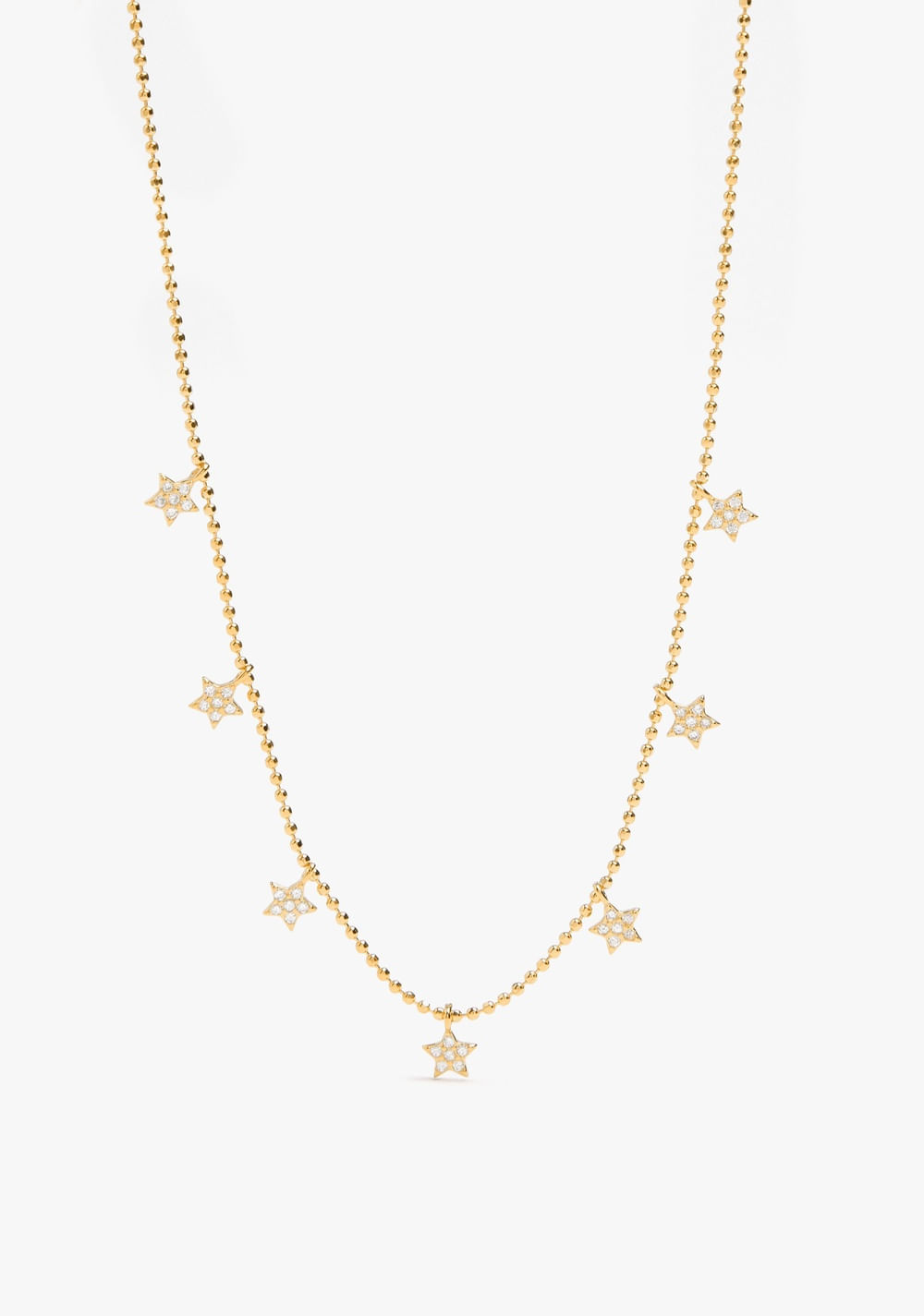 Collar con Estrellas y Circonitas Baño de Oro 18k Parfois 2