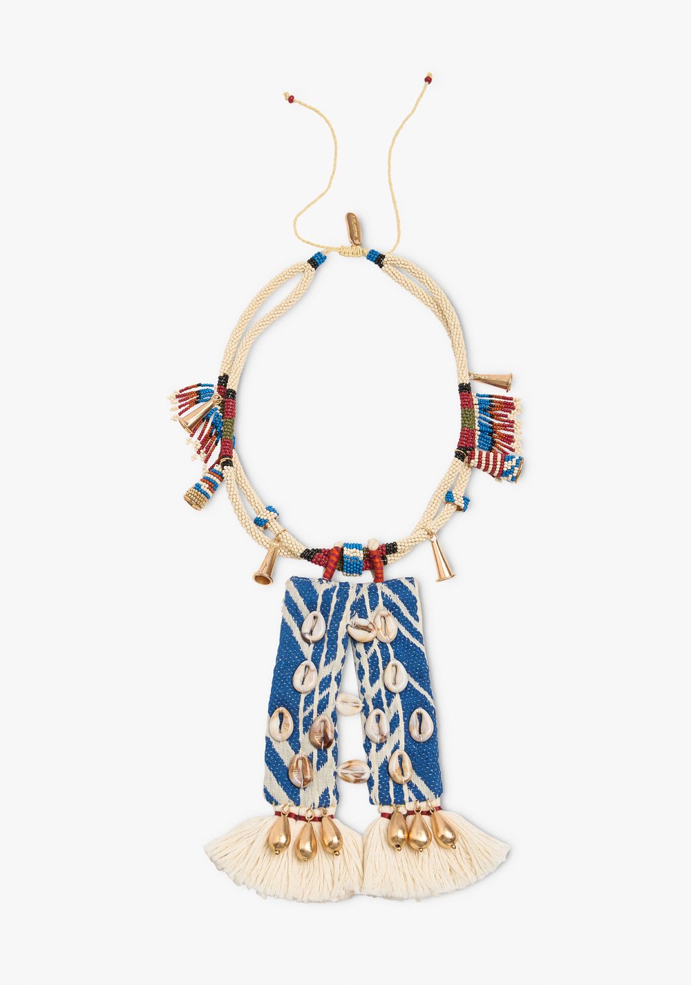 Collar Étnico con Conchas y Abalorios Parfois