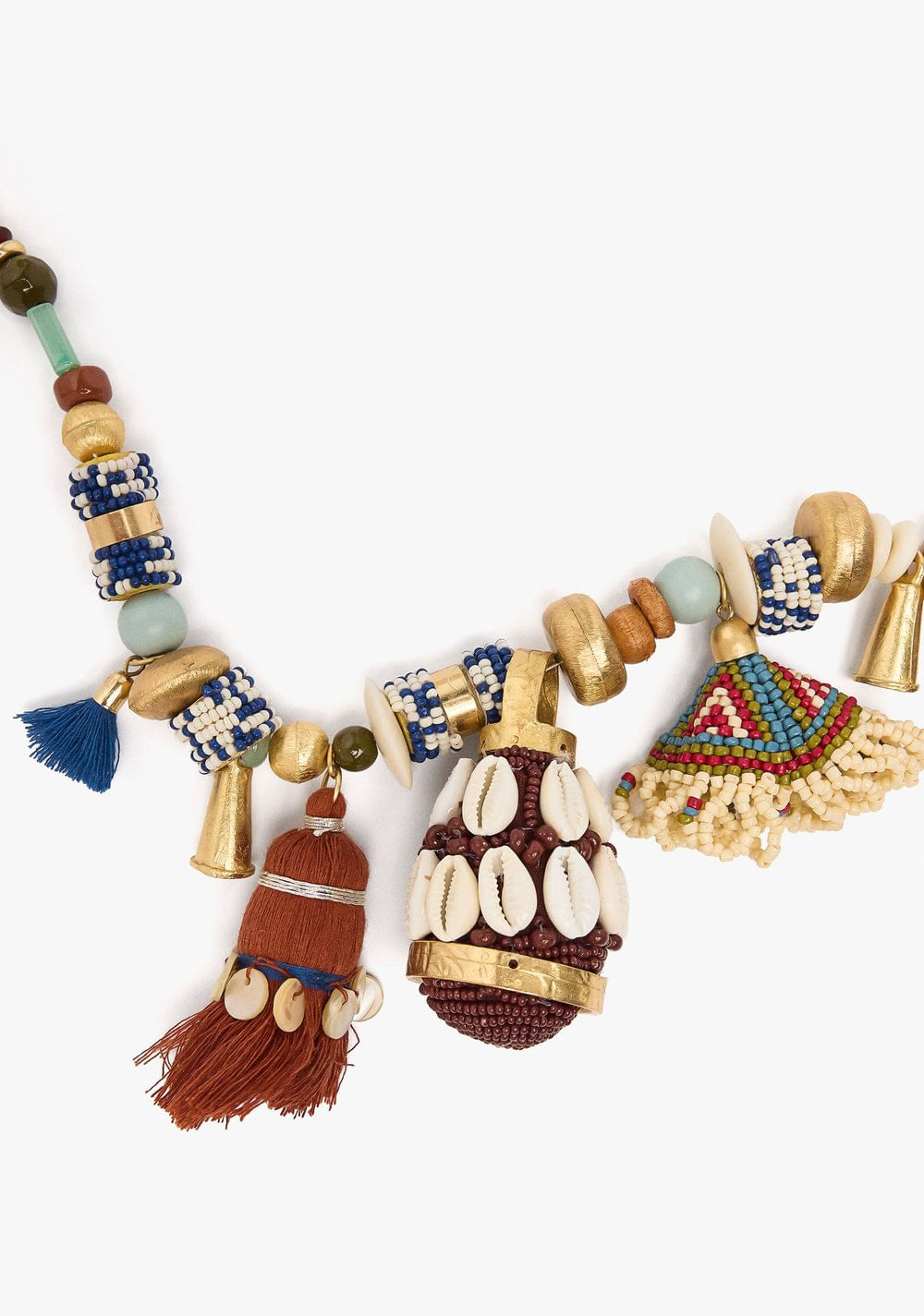 Collar Étnico Multicolor con Colgantes Parfois 3