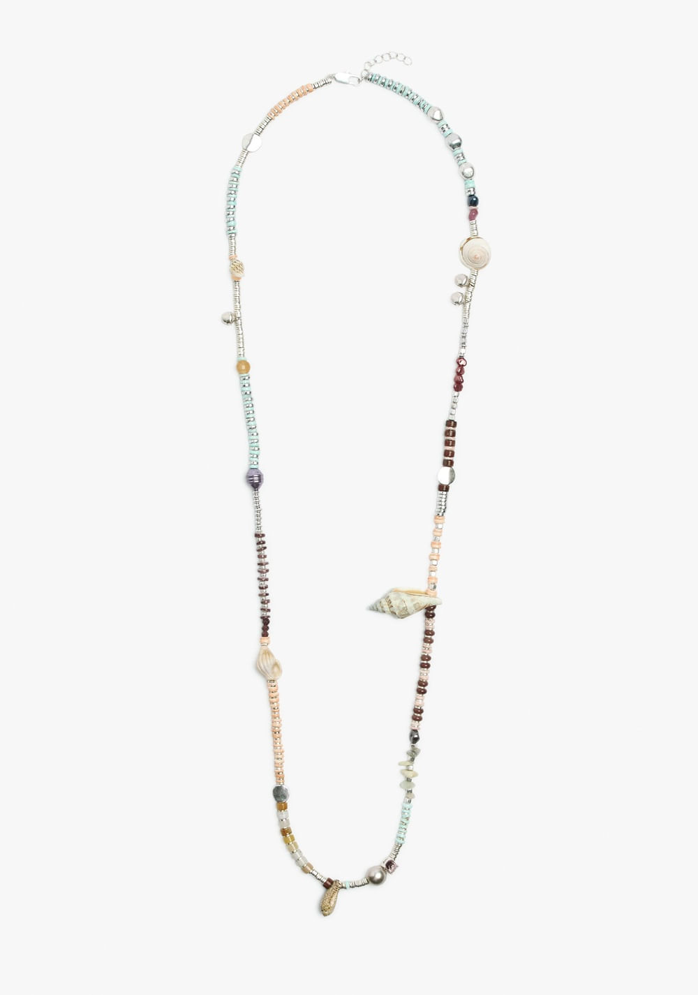 Collar Largo con Conchas y Piedras Parfois Imagen Principal