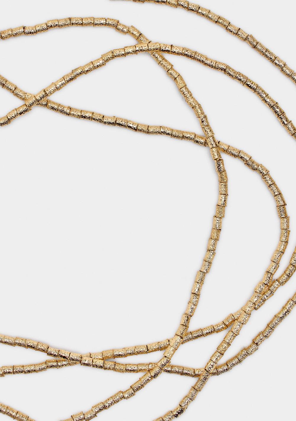 Collar Largo con Cuentas Cilíndricas Parfois 2