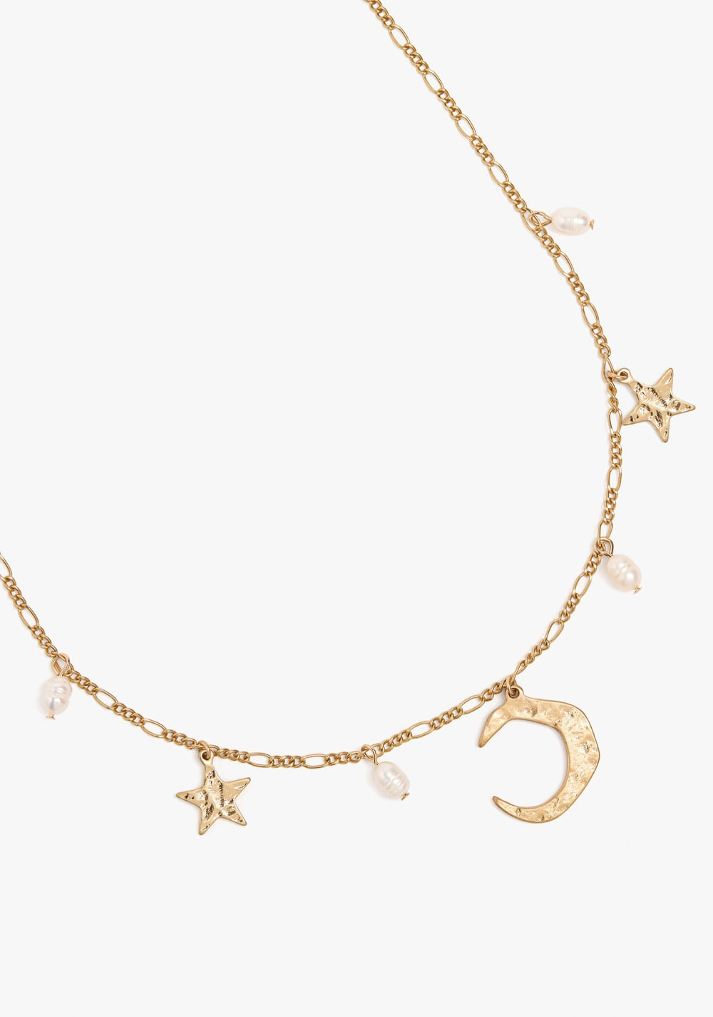 Collar Luna y Estrellas con Perlas de Agua Dulce Parfois 3