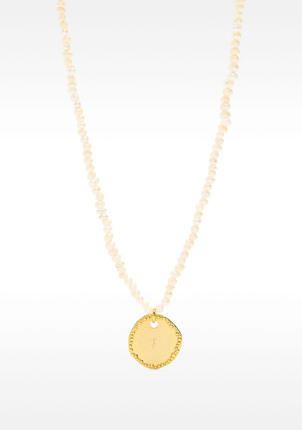 Collar de Perla de Agua Dulce con Medalla Parfois 3