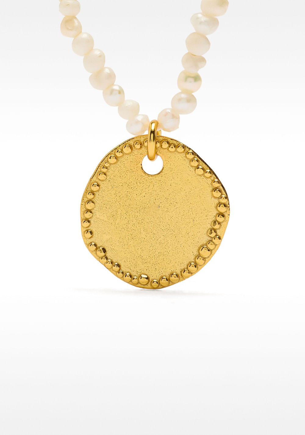 Collar de Perla de Agua Dulce con Medalla Parfois 6