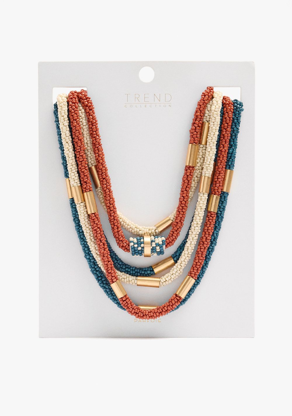 Collar Tubular Maxi con Abalorios Parfois 3