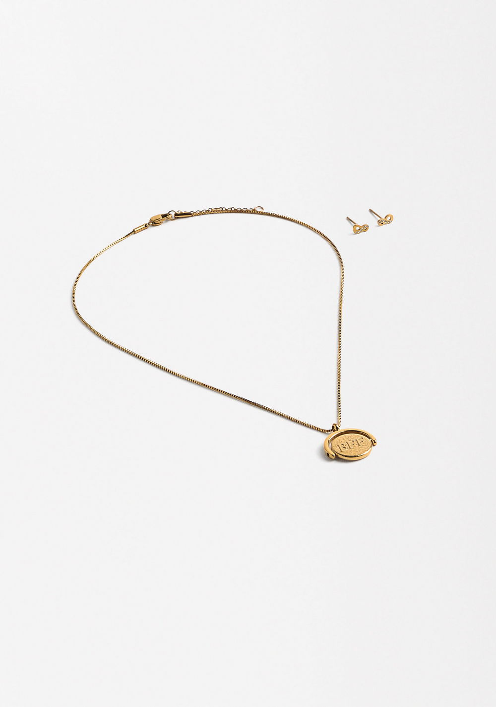 Conjunto de Collar Spinner y Zarcillos Infinito Parfois 8