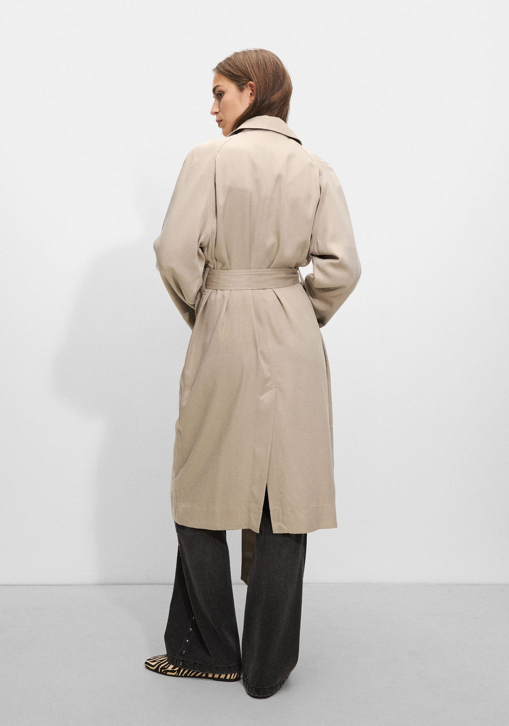 Gabardina Larga con Bolsillos Parfois 5