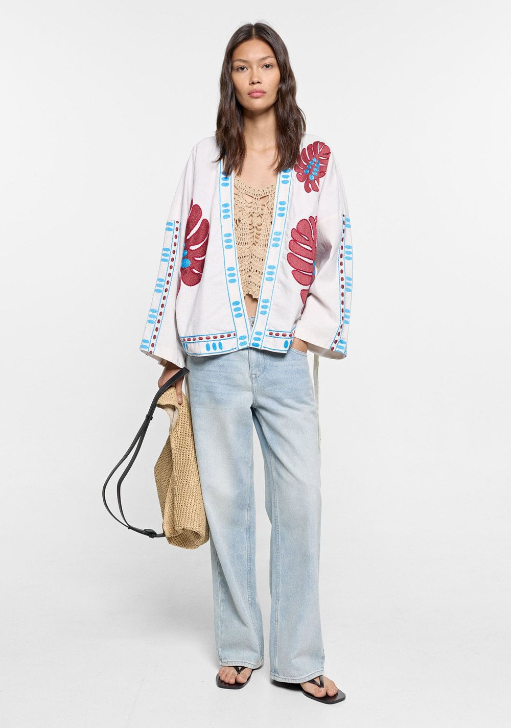 Kimono con Bordados Parfois 5