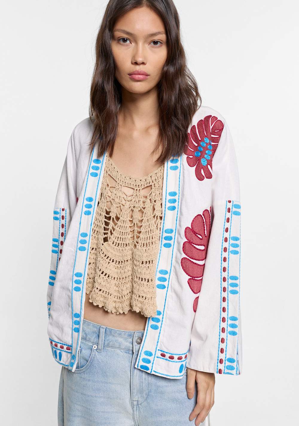 Kimono con Bordados Parfois