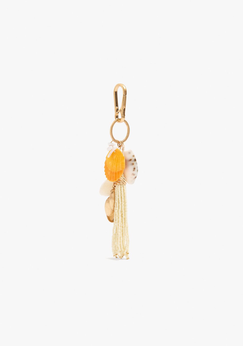 Llavero Charm con Conchas y Abalorios Parfois