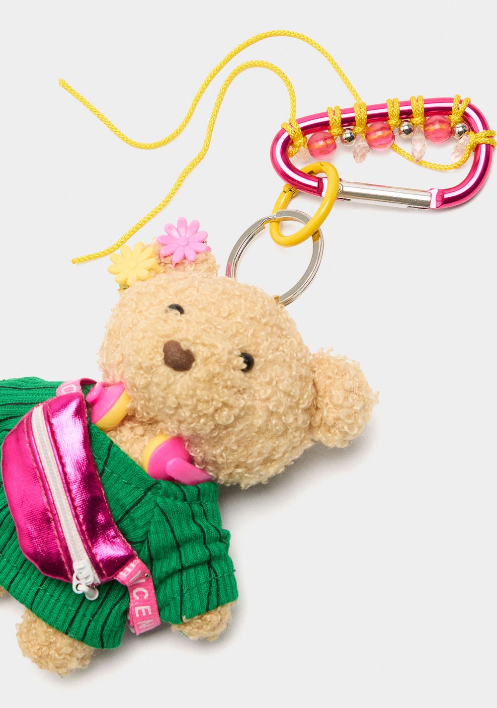 Llavero Charm Oso con Auriculares Parfois 2