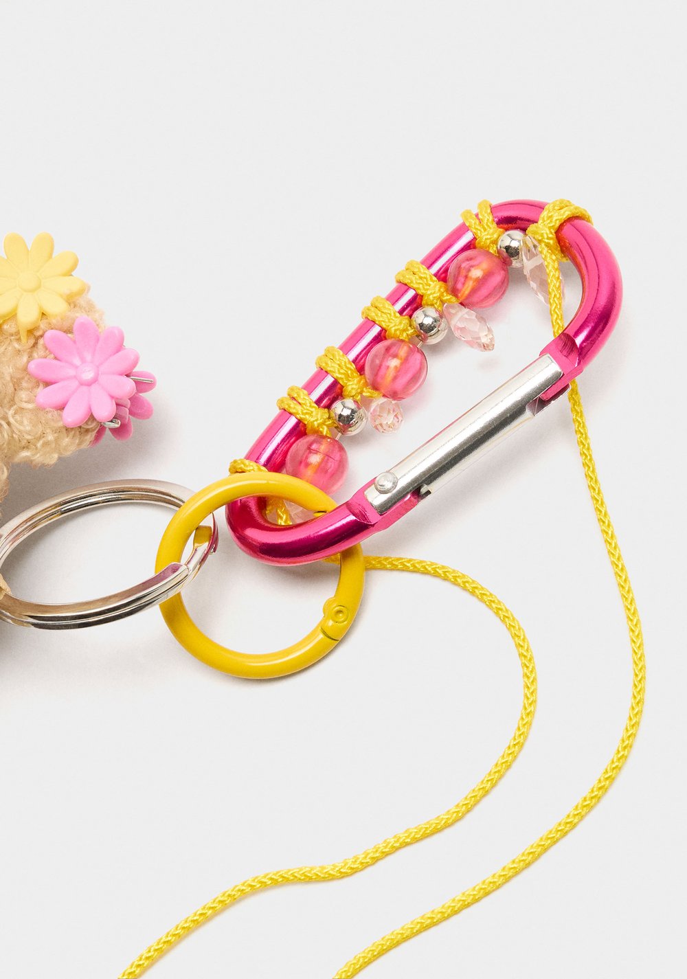 Llavero Charm Oso con Auriculares Parfois 3