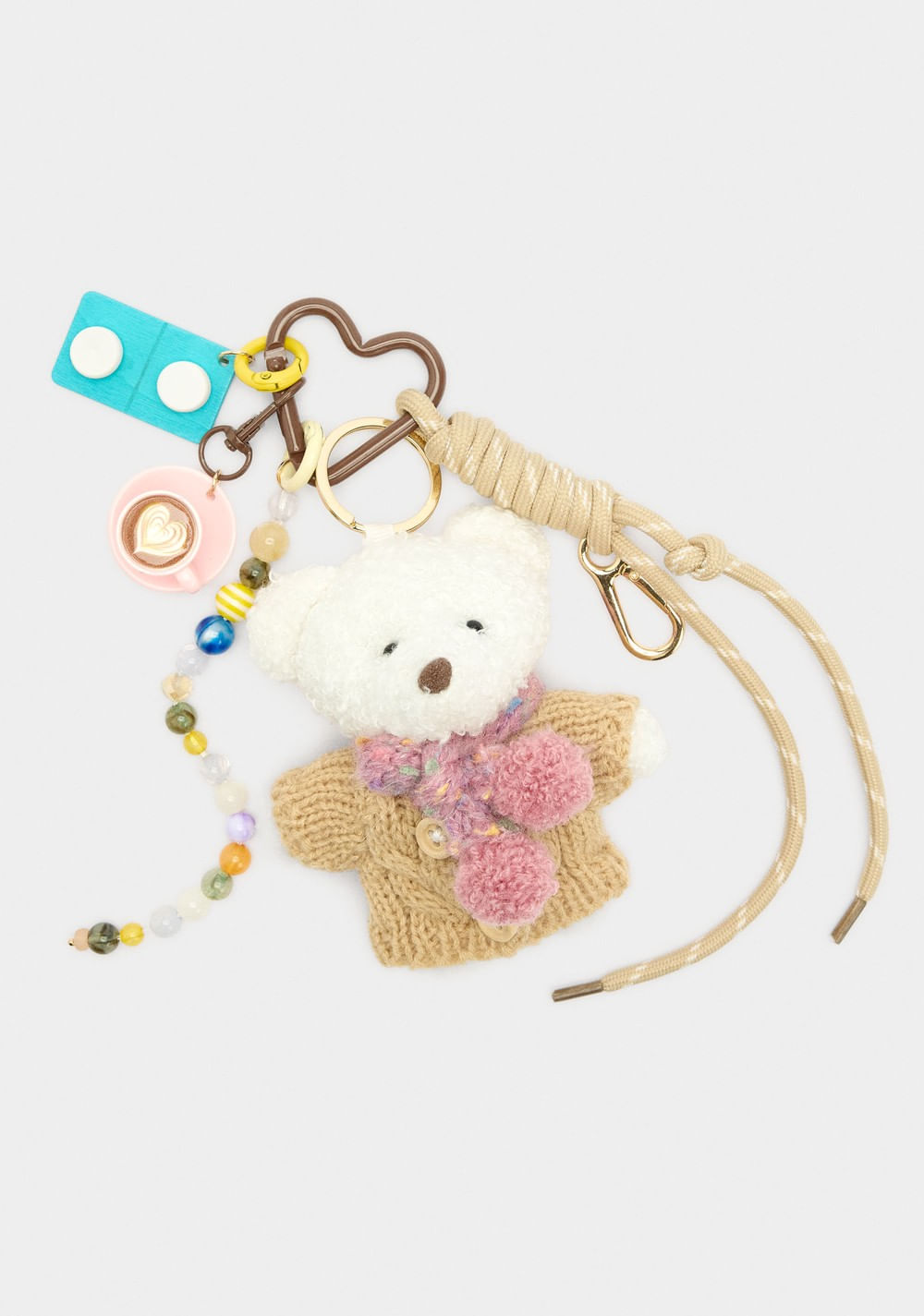 Llavero Charm Resfriado - The Bear Collection Parfois 4