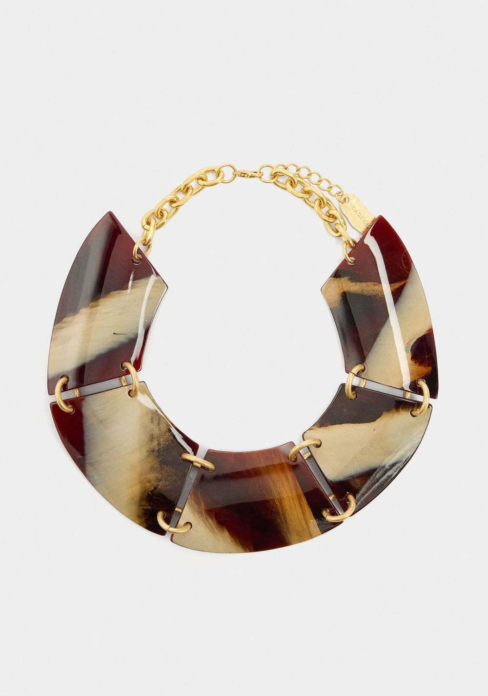 Maxi Collar Corto Efecto Piedra Parfois