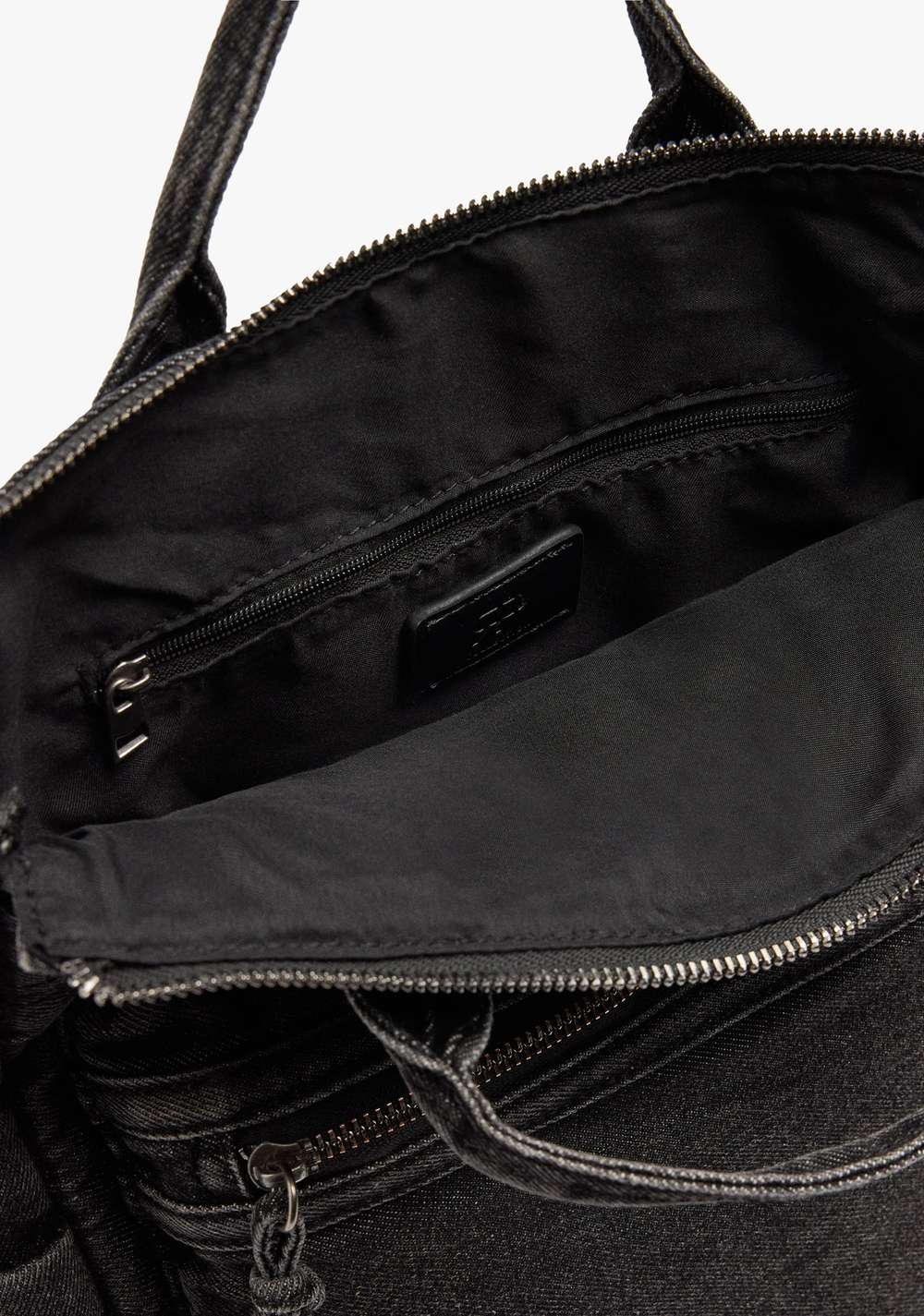 Morral Denim con Efecto Lavado Parfois 5