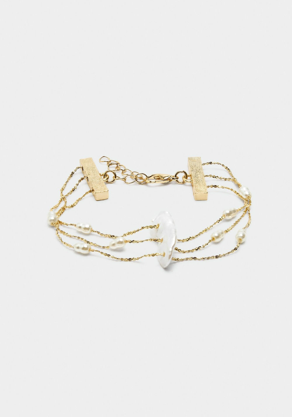Multipulsera con Perlas de Agua Dulce Parfois Imagen Principal