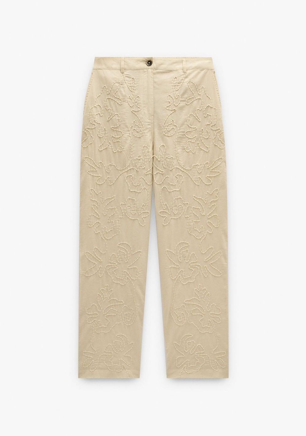 Pantalón con Bordado en Relieve Parfois 6
