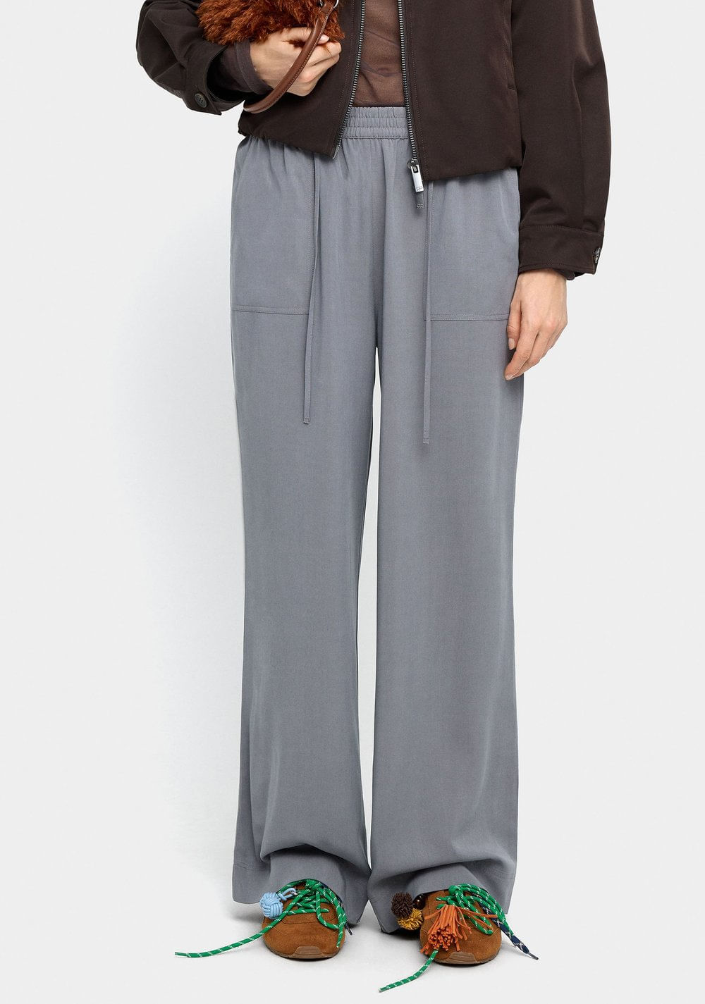 Pantalón con Cintura Elástica y Bolsillos Parfois Imagen Principal