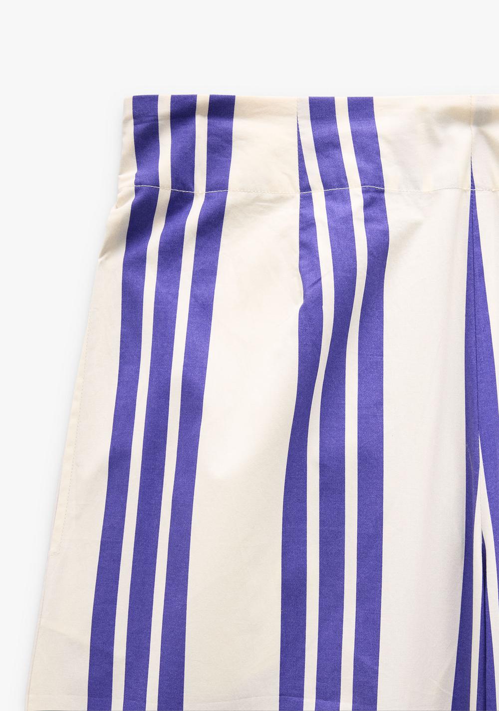 Pantalón con Cintura Elástica a Rayas Parfois 5