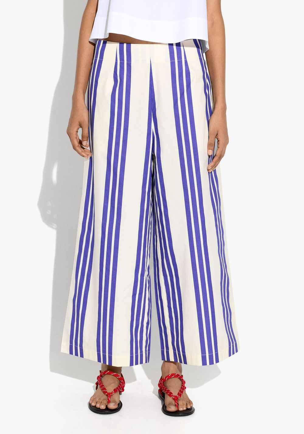 Pantalón con Cintura Elástica a Rayas Parfois Imagen Principal