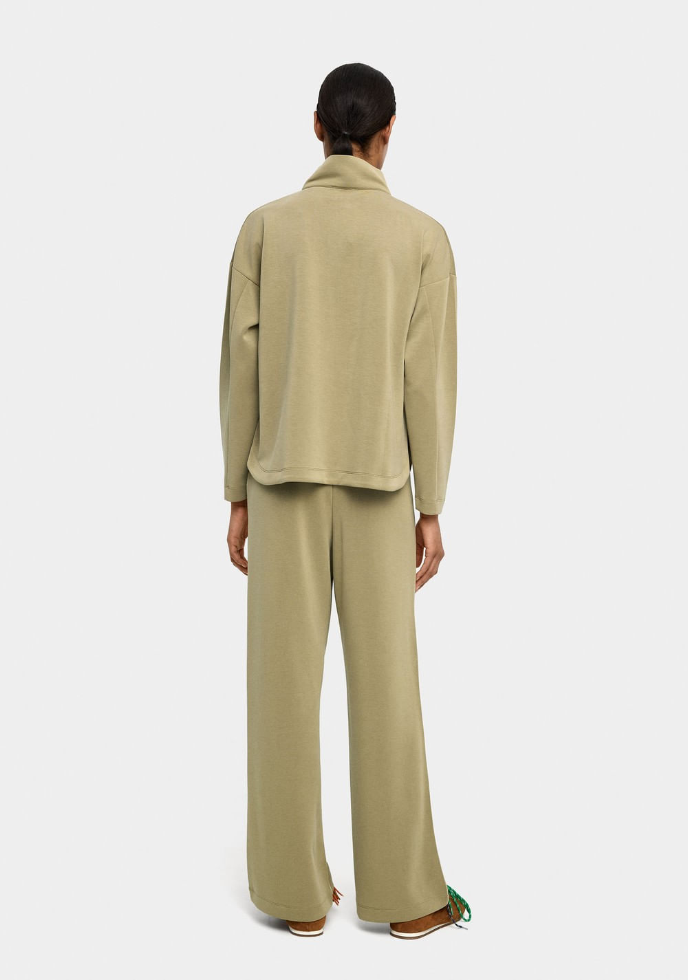 Pantalón con Cintura Elástica Tacto Suave Parfois 3