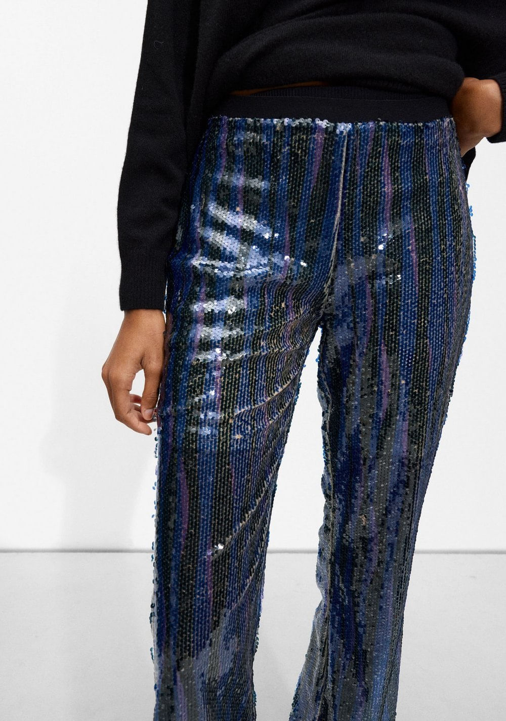 Pantalón Flare con Lentejuelas Parfois 2