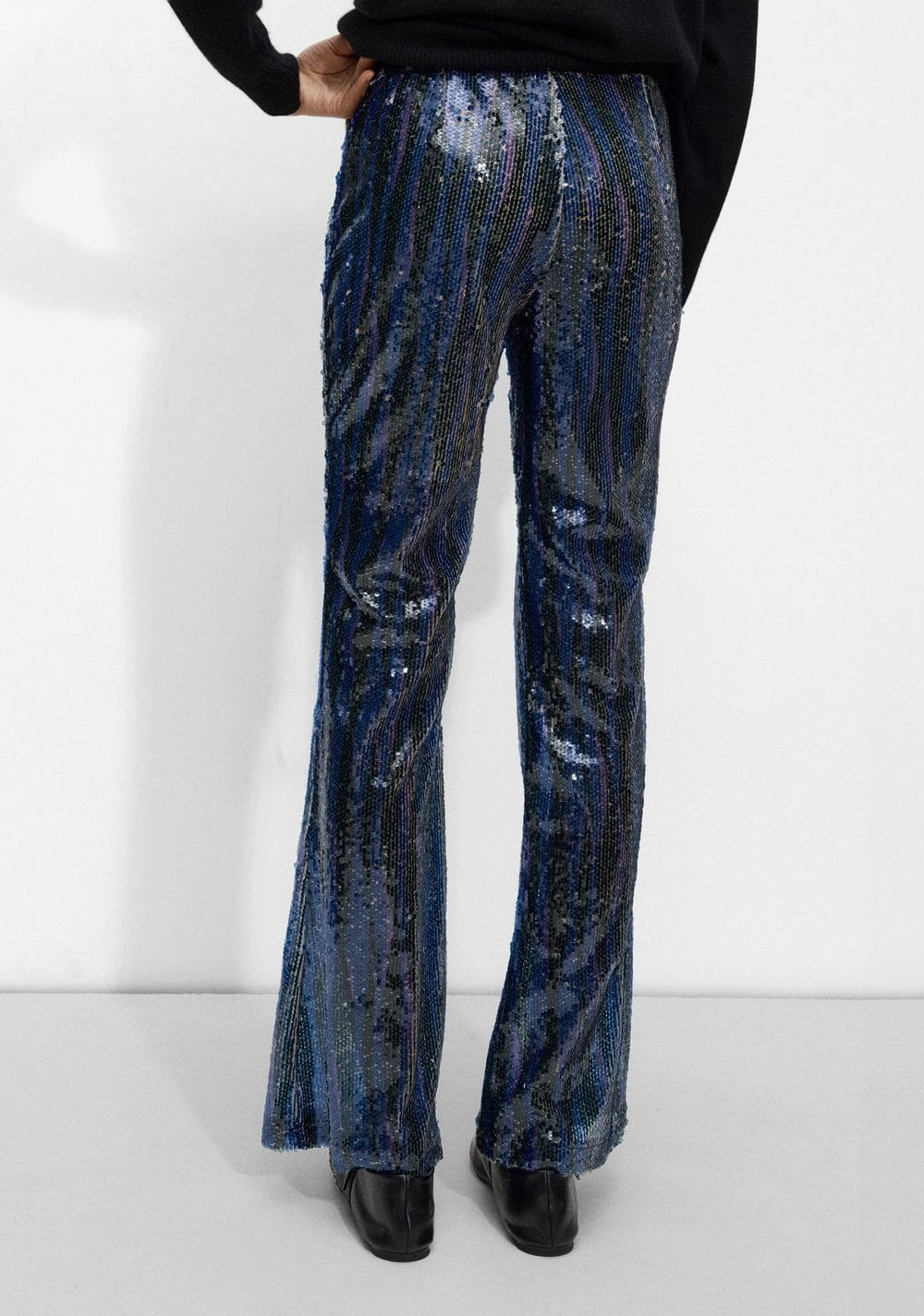 Pantalón Flare con Lentejuelas Parfois 4