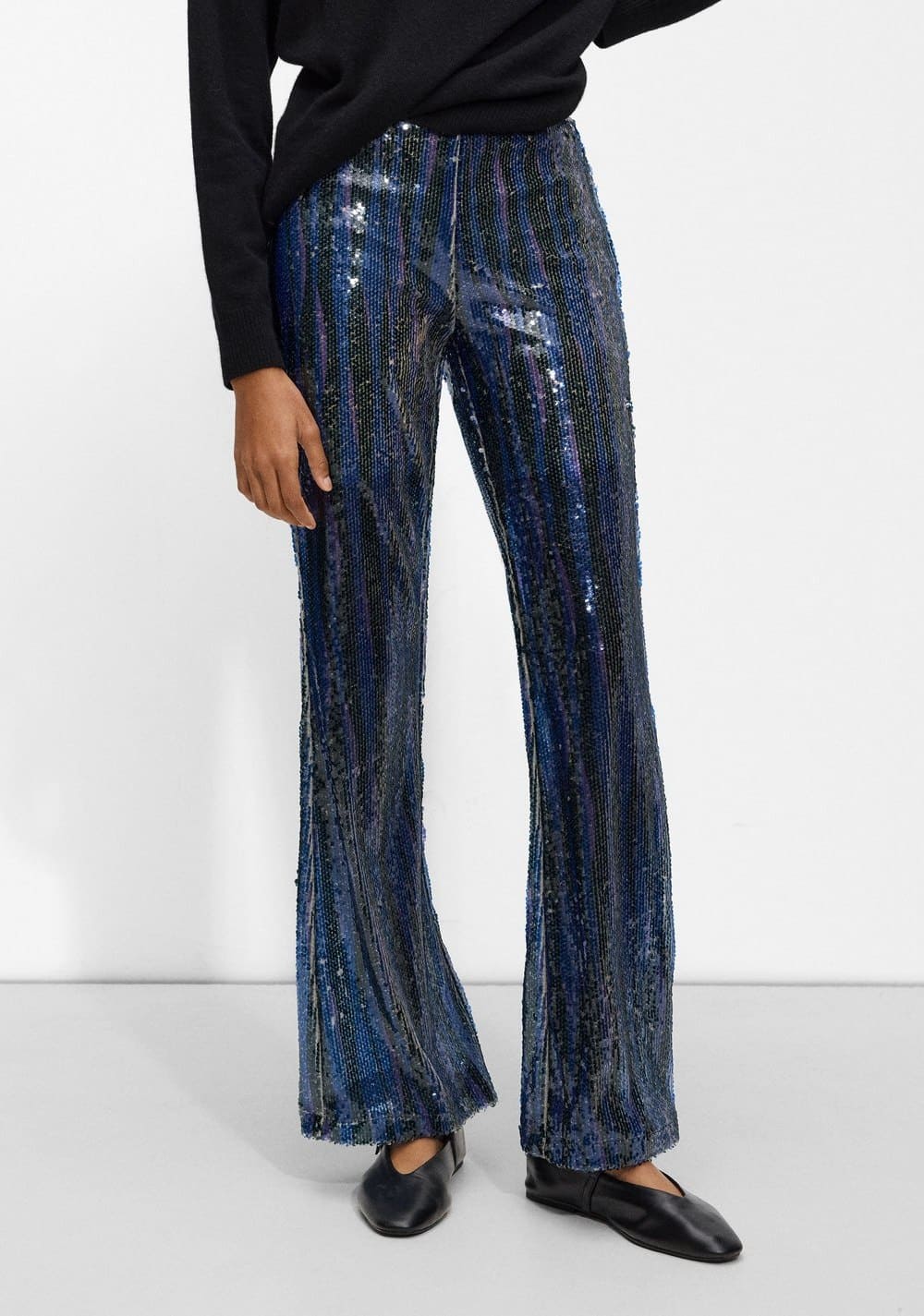 Pantalón Flare con Lentejuelas Parfois Imagen Principal