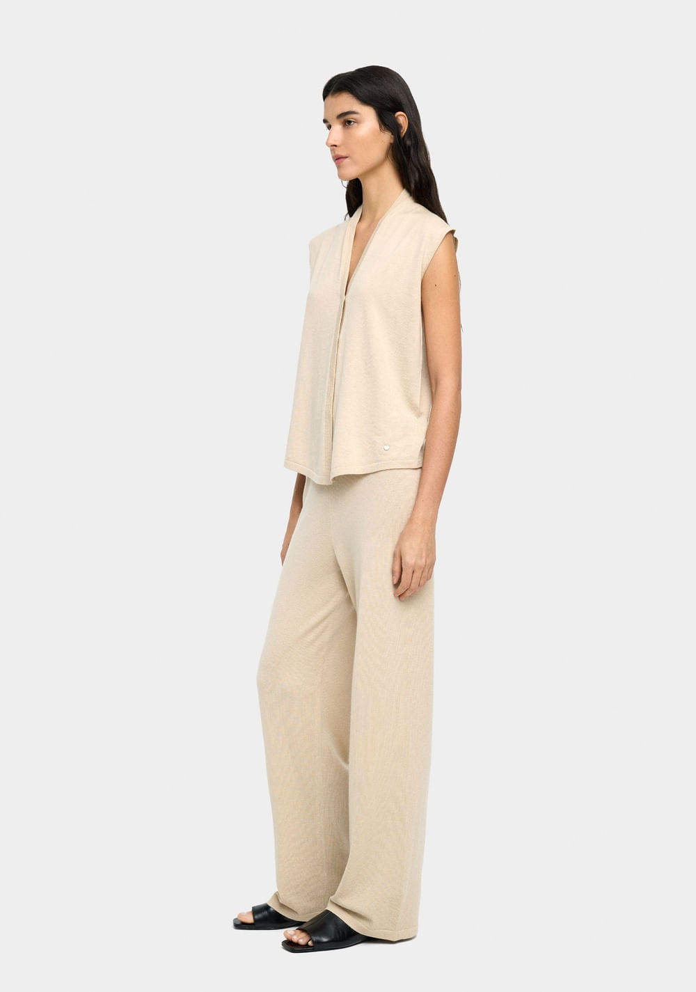 Pantalón de Punto con Mezcla de Lana Parfois 2