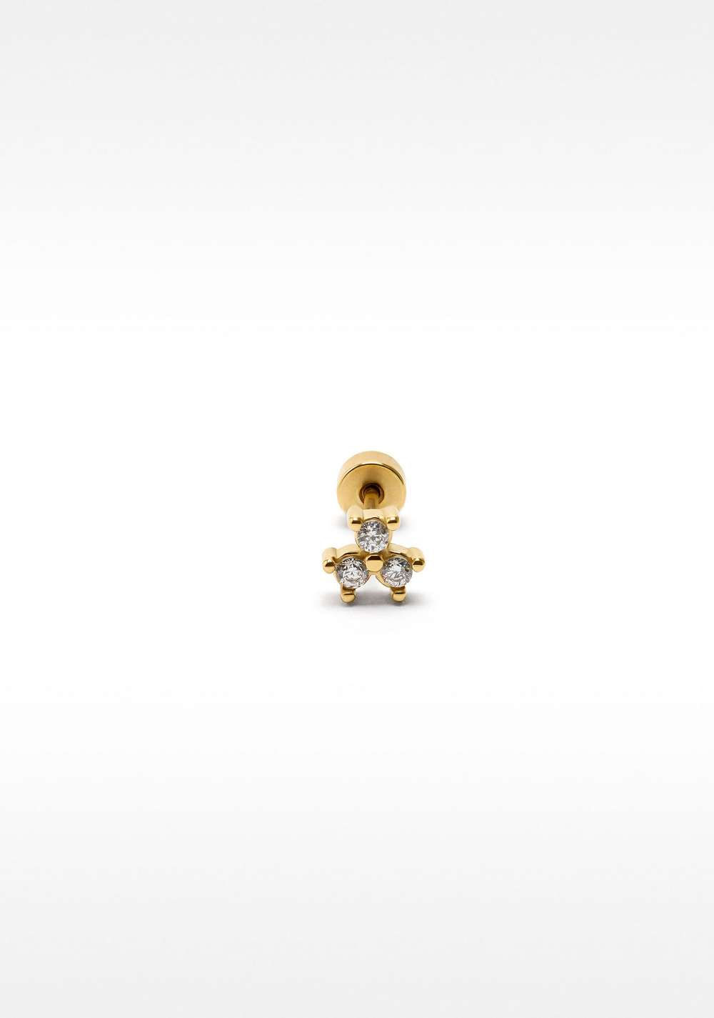 Piercing de Oreja con Cristales – Acero Inoxidable Parfois 2