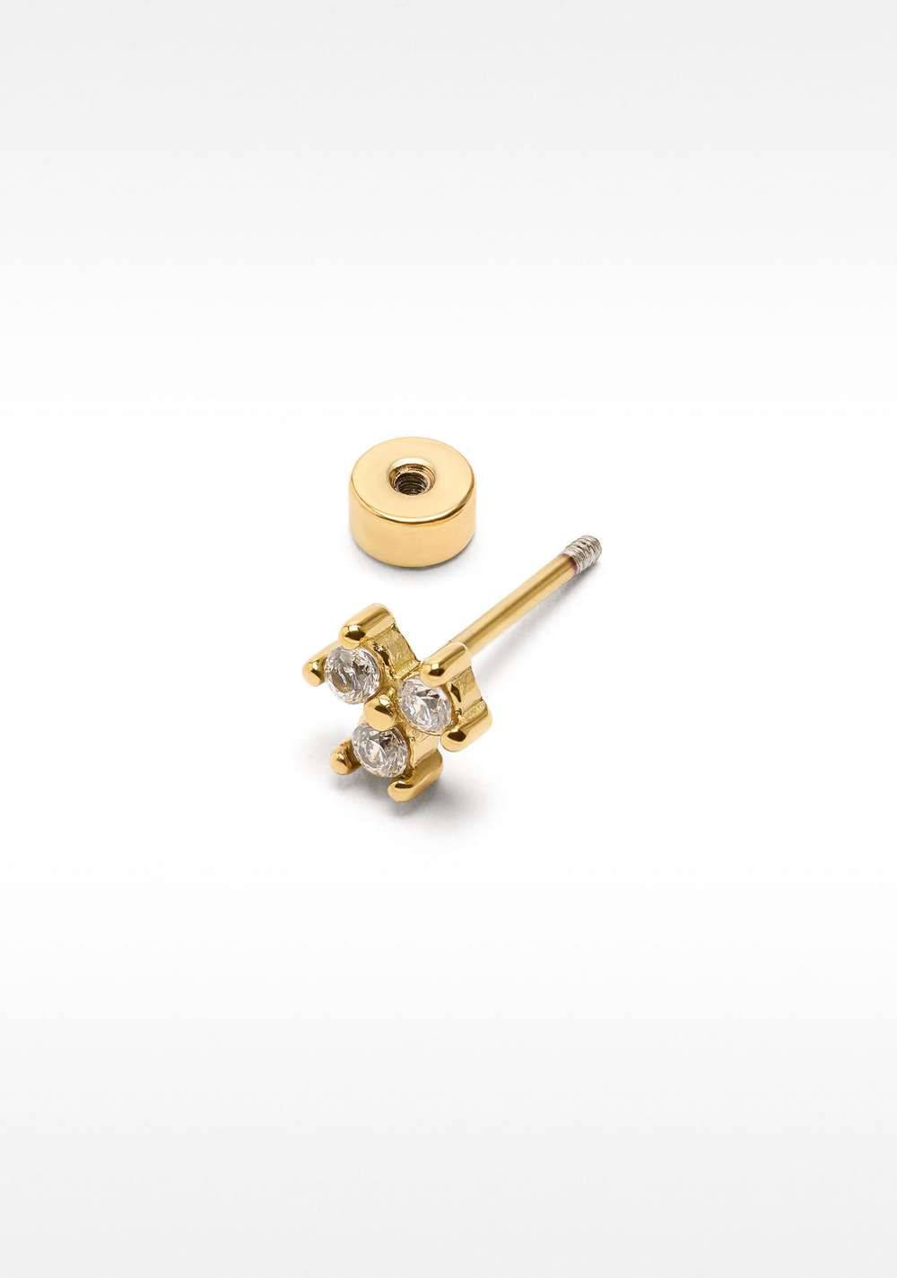 Piercing de Oreja con Cristales – Acero Inoxidable Parfois 4