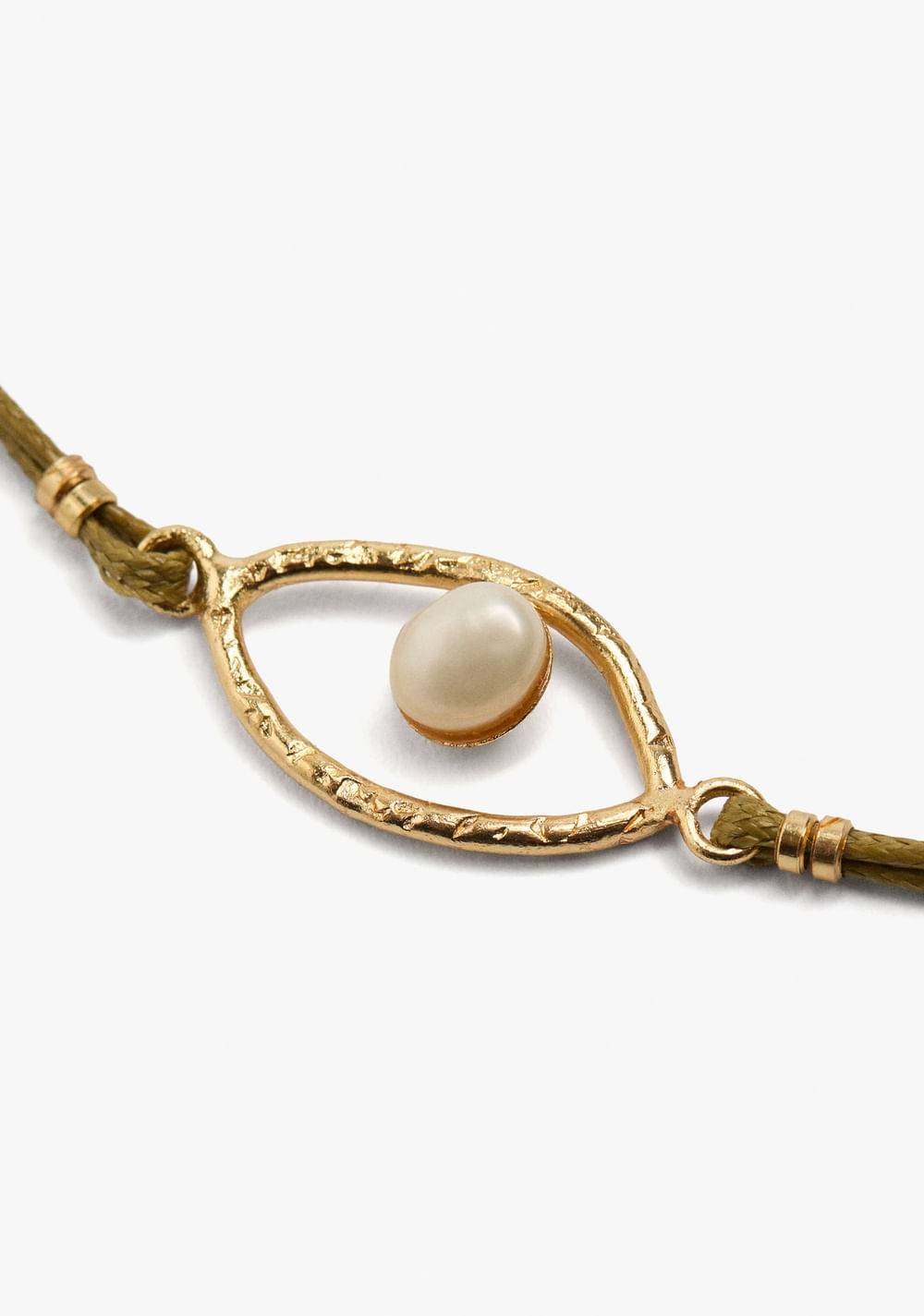 Pulsera Ajustable Charm Ojo con Perla Parfois 2