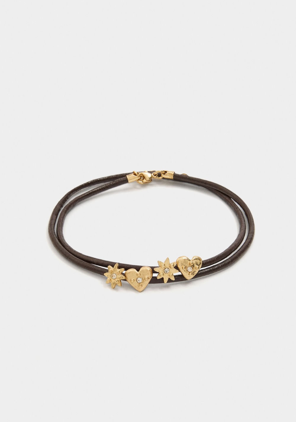 Pulsera Cordón de Piel con Charms Parfois