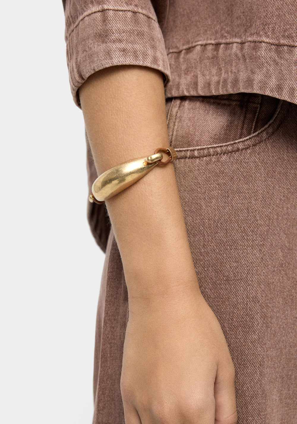 Pulsera Cordón de Piel con Detalle Metálico Parfois 2