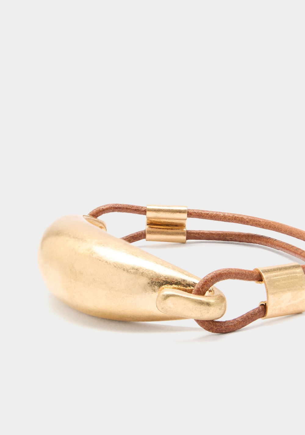 Pulsera Cordón de Piel con Detalle Metálico Parfois 3