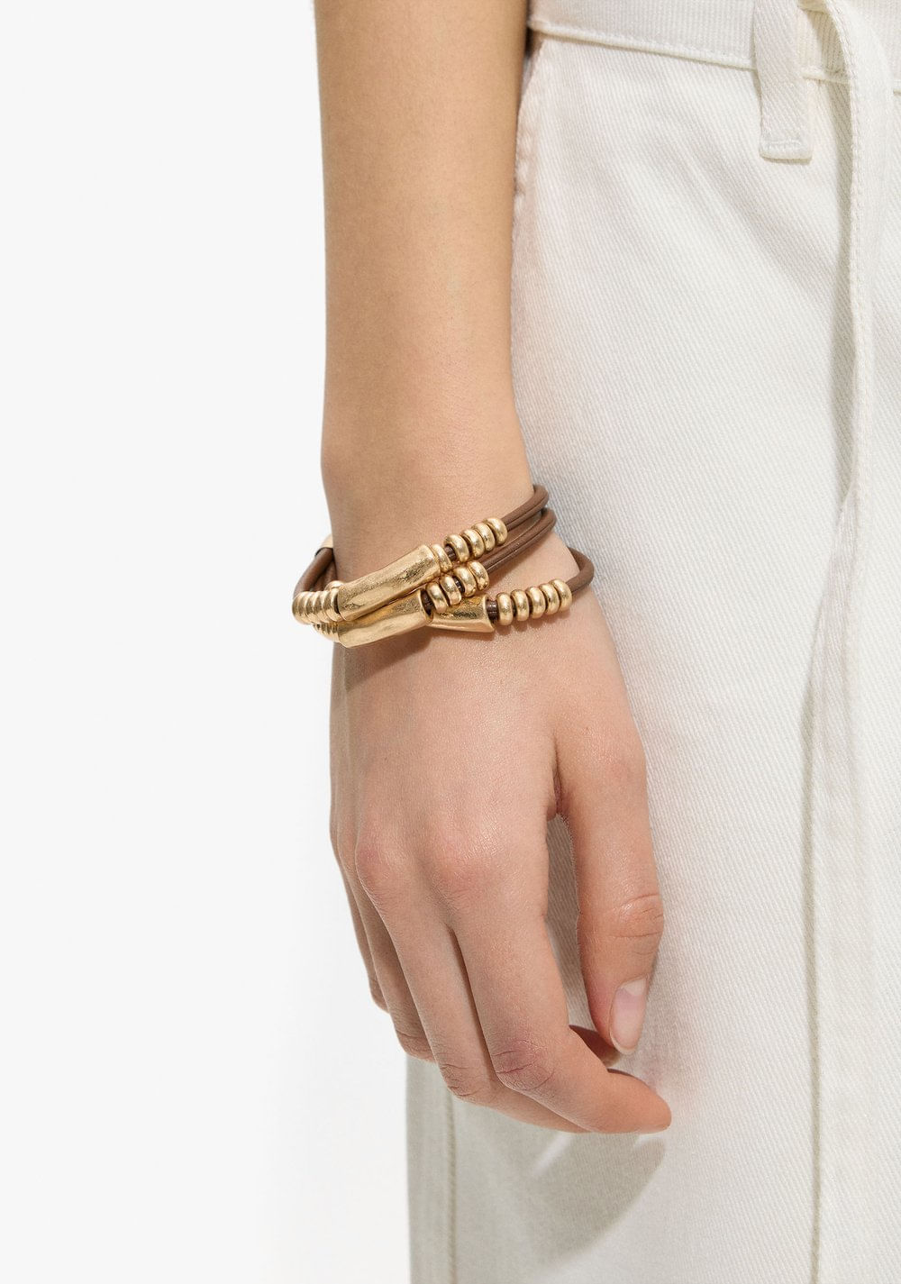 Pulsera de Cordones con Segmentos Tubulares Parfois 2