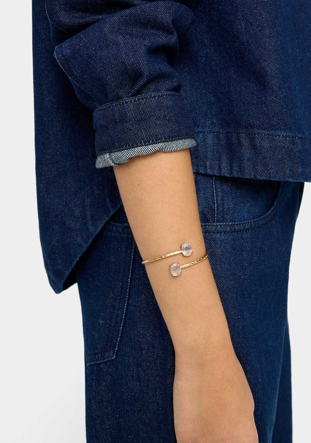 Pulsera Cruzada con Piedras Parfois 2
