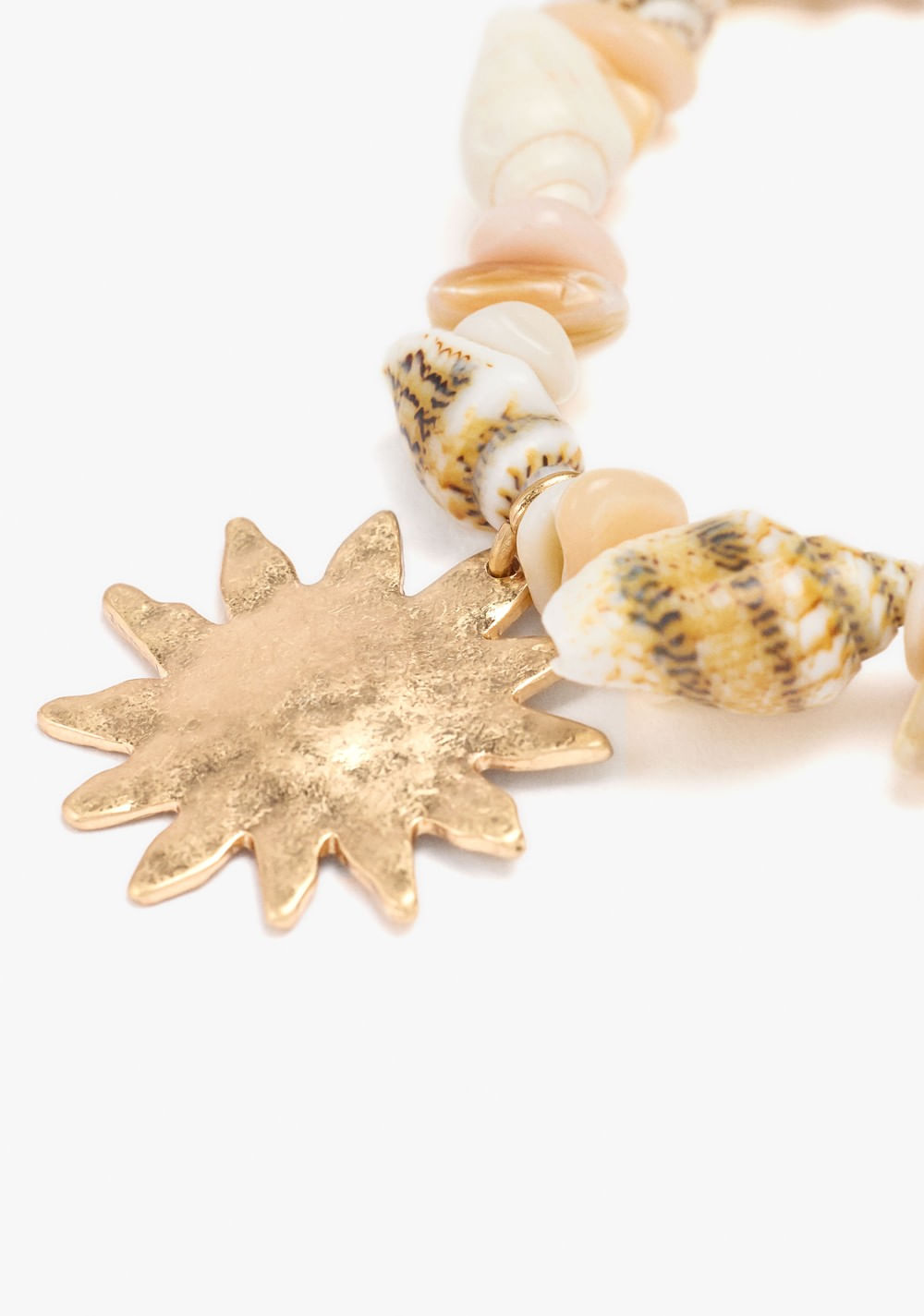 Pulsera Elástica con Conchas y Sol Parfois 2