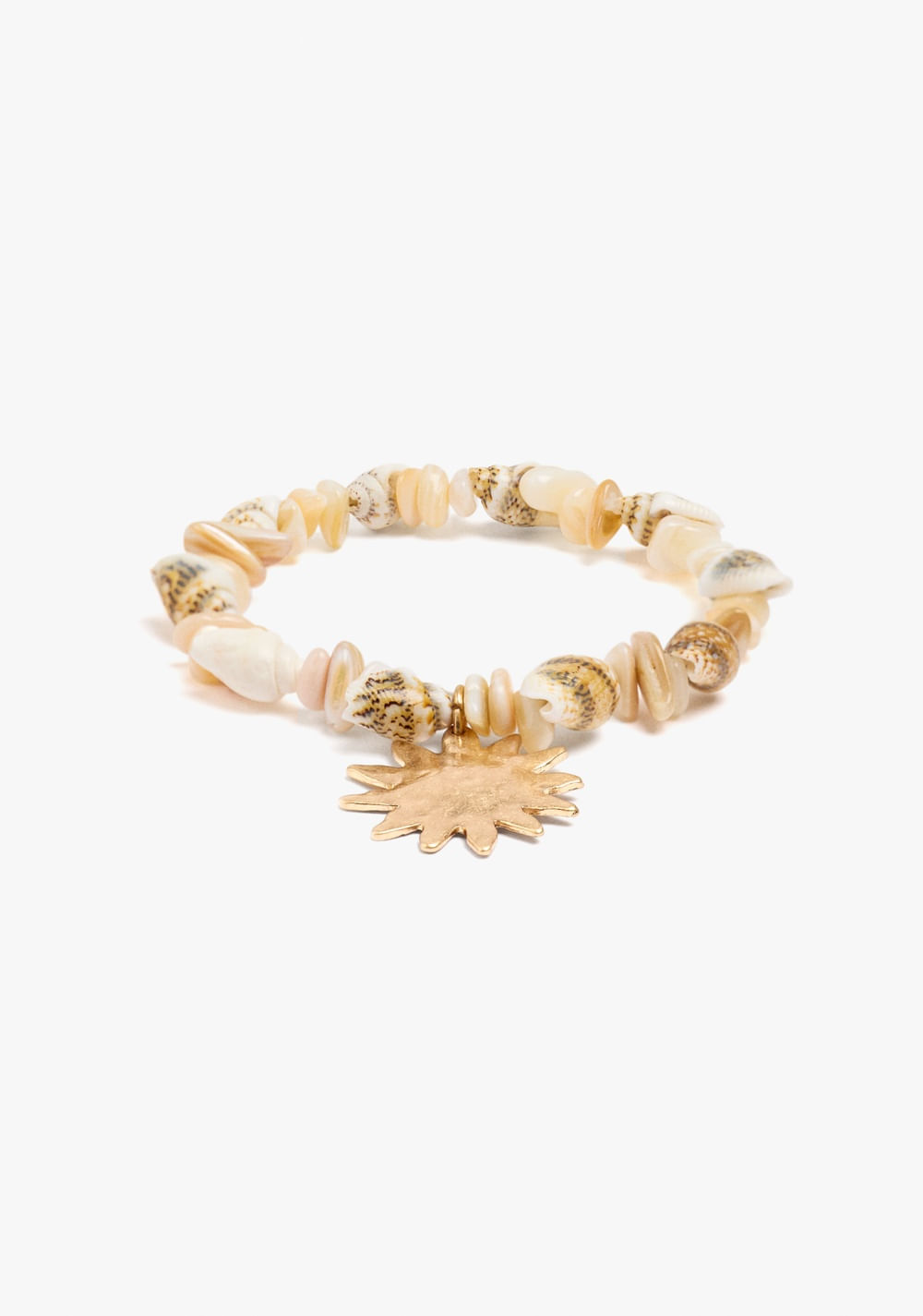 Pulsera Elástica con Conchas y Sol Parfois Imagen Principal
