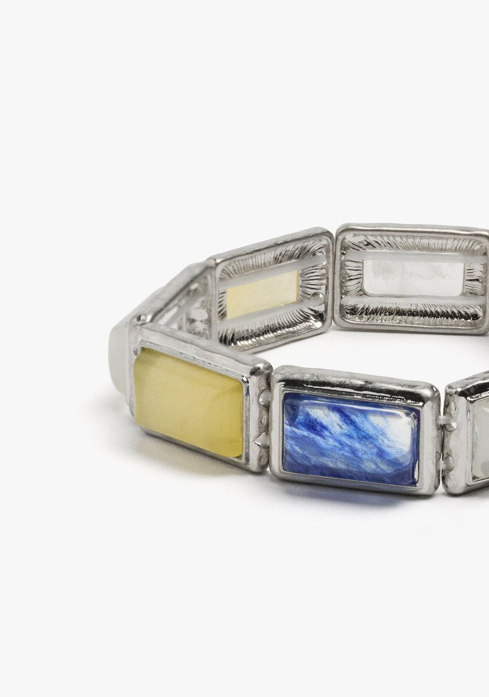 Pulsera Elástica Placas con Piedras Parfois 3