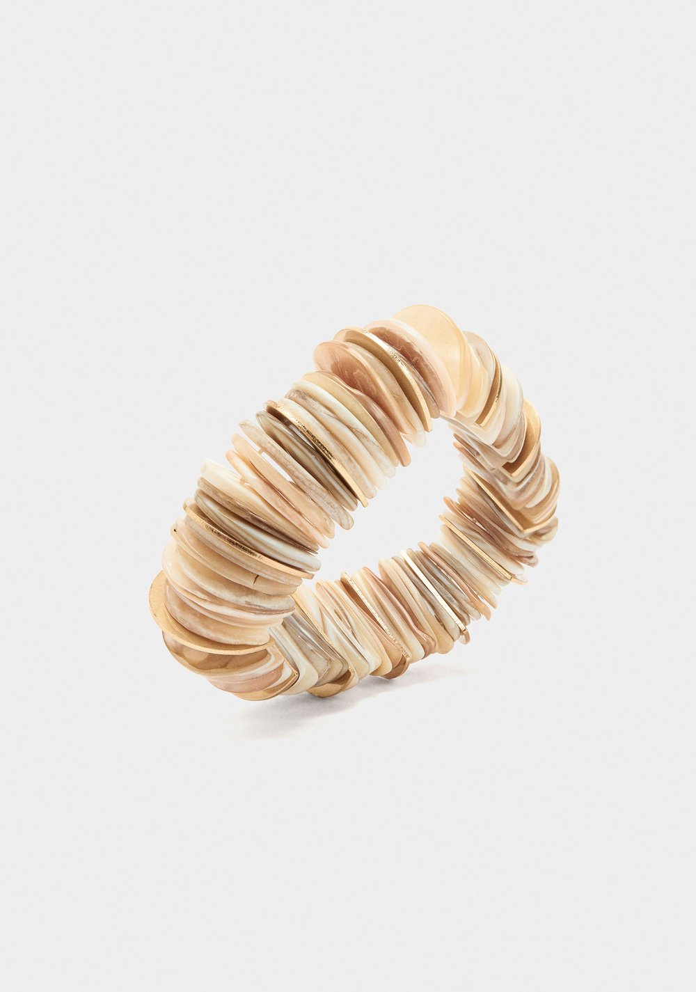 Pulsera Elástica Redondeada con Conchas Parfois 3